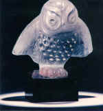 Owlet. 1994. Mountain crystal, jasper.