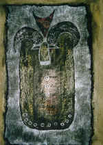 Mask, from the Tassilin-Adger series;	paper, pastel, oil	80*60 cm	1999