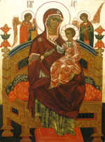 Icon of the Virgin "Tsarina of All". The Transfiguration church (Ekaterinburg). 
