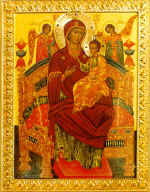 Icon of the Virgin "Tsarina of All". The Transfiguration church (Diveevo)