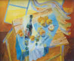 "Still life with the Sunshine", oil upon the orgalyte, 30x20, 1998