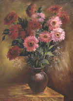 "Flowers", canvas, oil, 6950, 1997