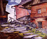 "Town nook" canvas, oil, 9382, 1990.