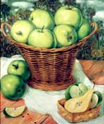 "Full basket"  1999, oil, 5646 cm