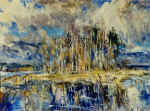 High Water. 1998. Canvas, oil. 90110