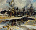 Last snow. 1996. Canvas, oil. 5163 