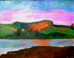  "Evening sun". 2001. Canvas. Oil.