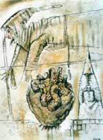 Heart of a Monk, 1998, 4030 Paper, mixed technique. Theatre of All Times and People Cycle