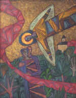 Angel's day. 1992. 160x130. Canvas., oil.