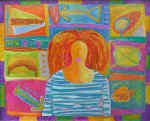 Fisherwoman Sonia. 1995. 110x90. Canvas., oil.