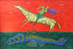 The victory 1993. 95x65. Canvas., oil.